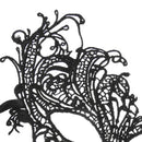 Sexy Girl Eye Mask Lace Venetian Masquerade Ball Party Fancy Mask(Black)
