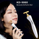 KINGDOM KD-9060 24K Gold-plating Beauty Esthetic Bar with Micro-current for Skin Cleansing, Face Lifting & Nutrition Leading-in (T-Type)