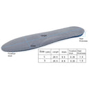 1 Pair Honeycomb Damping Flannel Soft Sport Shoes Insoles, Full Pads, Size: S / 35-40yards(Blue)