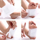 5 Bags KINOKI Detox Foot Pads Ginger Salt Foot Bath Cleansing Patches and Adhesive(White)