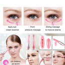 HYJ-825 Eye Care Massager Eyes Wrinkle Removing Pen Ion Vibration Beauty Eye Cream Cosmetic Instrument(White)