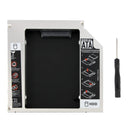 2.5 inch Universal Second HDD Caddy, SATA to SATA HDD Hard Drive Caddy, Thickness: 12.7mm