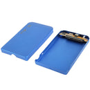 2.5 inch SATA HDD External Case, Size: 126mm x 75mm x 13mm (Blue)