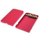 2.5 inch SATA HDD External Case, Size: 126mm x 75mm x 13mm (Red)