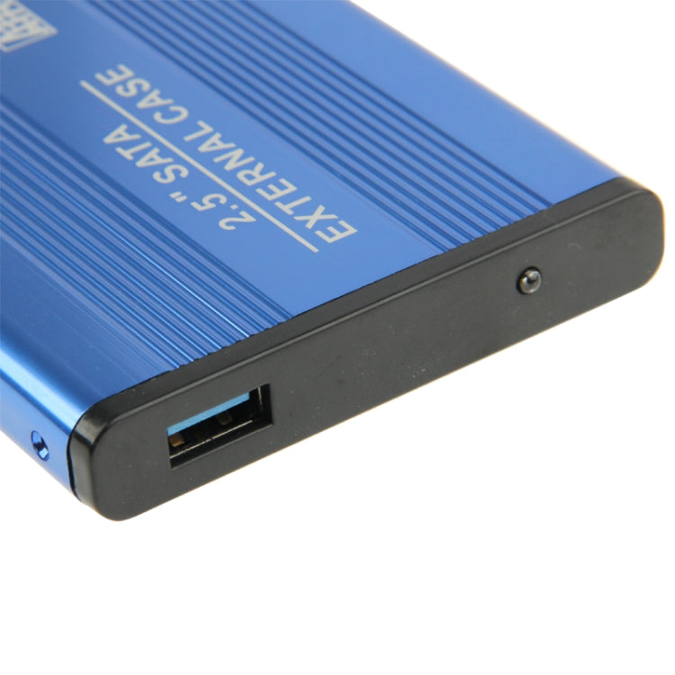 High Speed 2.5 inch HDD SATA External Case, Support USB 3.0(Blue)