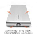 3.5 inch HDD External Case, Support IDE Hard drive(Silver)
