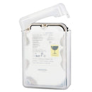 3.5 inch Hard Drive Disk HDD SATA IDE Plastic Storage Box Enclosure Case(White)