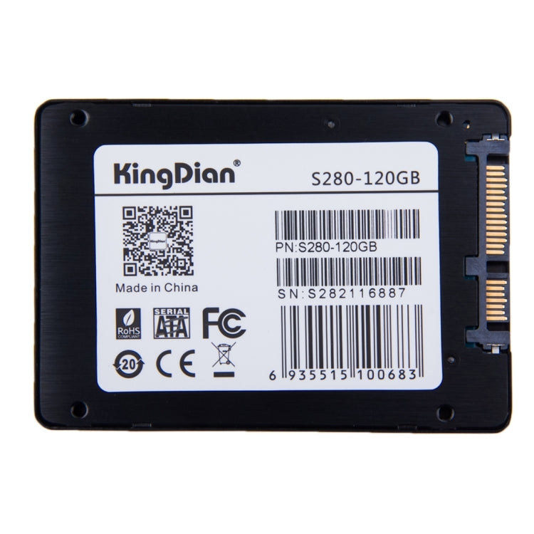 Kingdian S280 120GB 2.5 inch Solid State Drive / SATA III Hard Disk for Desktop / Laptop