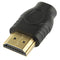 Gold Plated HDMI 19 Pin Male to Micro HDMI Female Adapter(Black)