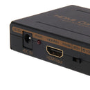 HDMI to HDMI + Audio (SPDIF + R/L) Converter (EU Plug)(Black)