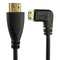 1.4 Version Gold Plated Mini HDMI Male to HDMI Male Coiled Cable, Support 3D / Ethernet, Length: 0.6m-2m