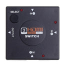 3 Ports 1080P HDMI Switch(Black)