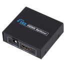 V1.4 1x2 Mini HDMI Amplifier Splitter, Support 3D & Full HD 1080P(Black)