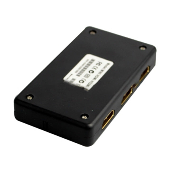 3 Port Amplifier 1080P HDMI Switch, 1.3 Version, with Remote Controller(Black)