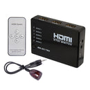 5 Ports 1080P HDMI Switch with Remote Controller, Support HDTV(Black)