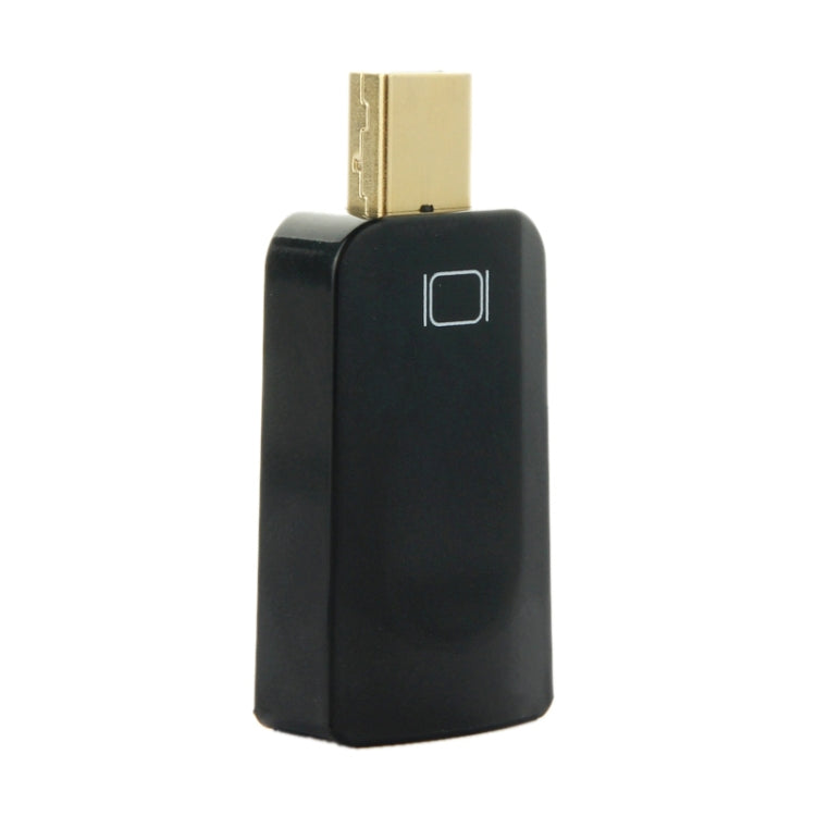 Mini DisplayPort Male to HDMI Female Adapter, Size: 4cm x 1.8cm x 0.7cm(Black)