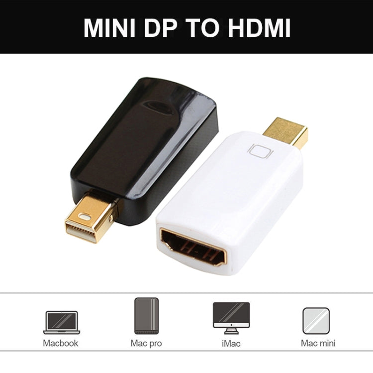 Mini DisplayPort Male to HDMI Female Adapter, Size: 4cm x 1.8cm x 0.7cm(Black)