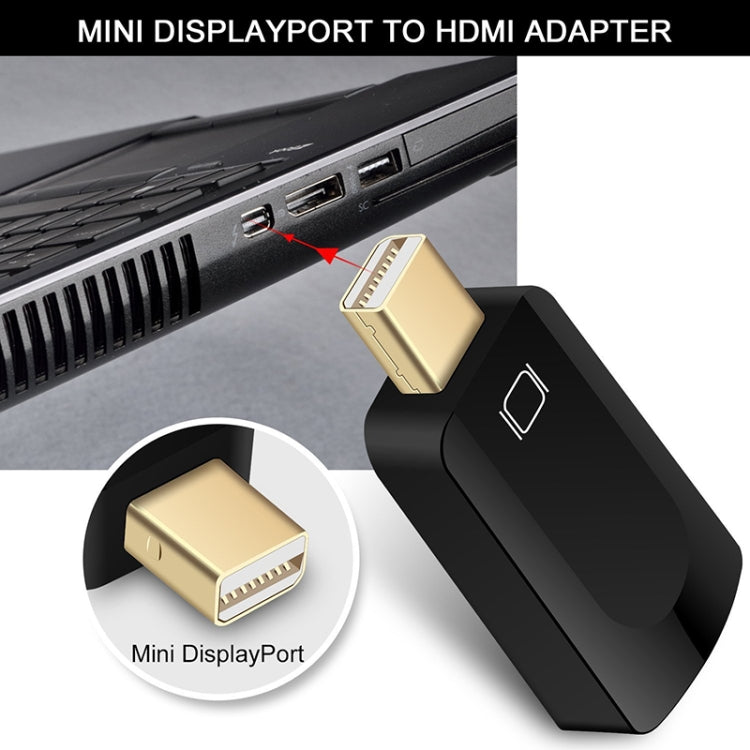 Mini DisplayPort Male to HDMI Female Adapter, Size: 4cm x 1.8cm x 0.7cm(White)