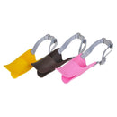 Cute Duck Mouth Shape Silicone Muzzle for Pet Dog, Size: S(Coffee)