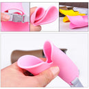 Cute Duck Mouth Shape Silicone Muzzle for Pet Dog, Size: S(Coffee)