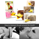 Cute Duck Mouth Shape Silicone Muzzle for Pet Dog, Size: S(Coffee)