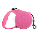 Easy Operation Retractable Flexible Dog Leash(Magenta)