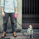 Easy Operation Retractable Flexible Dog Leash(Magenta)