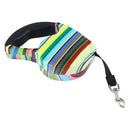 5m Color Strip Style Easy Operation Retractable Flexible Dog Leash