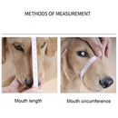 Steel Cage Style Dog Basket Wire Muzzle Protective Snout Cover with Leather Strap, Size: L