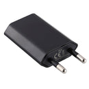 5V / 1A Single USB Port Charger Travel Charger, EU Plug(Black)