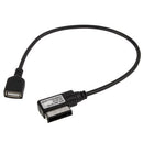 Multimedia Digital Audio AMI to USB Adapter Cable for Audi(Black)