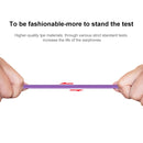 Double Color In-Ear 3.5mm Stereo Earphone With Volume Control and Mic(Pink)