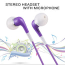 Double Color In-Ear 3.5mm Stereo Earphone With Volume Control and Mic(Green)