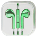 3.5mm Stereo Electroplating Wire Control Earphone for Android Phones / PC / MP3 Player / Laptops(Green)