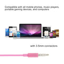 3.5mm Stereo Electroplating Wire Control Earphone for Android Phones / PC / MP3 Player / Laptops(Purple)