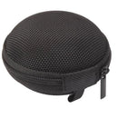 Grid Style Carrying Bag Box for Headphone / Earphone(Black)