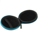 Grid Style Portable Carrying Bag Box for Headphone / Earphone