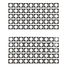 100 PCS Back Camera Sponge for iPhone 4S