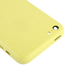 Full Housing Chassis / Back Cover with Mounting Plate & Mute Button + Power Button + Volume Button + Nano SIM Card Tray for iPhone 5C(Yellow)