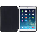 3-folding Naturally Treated Leather Smart Case with Sleep / Wake-up Function & Holder for iPad Air(Black)