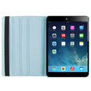 Litchi Texture 360 Degrees Rotation Leather Tablet Case with Holder for iPad Air / Air 2 / iPad 9.7 2017 / iPad 9.7 2018(Blue)