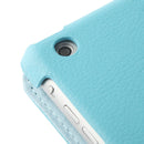 Litchi Texture 360 Degrees Rotation Leather Tablet Case with Holder for iPad Air / Air 2 / iPad 9.7 2017 / iPad 9.7 2018(Blue)