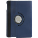 Litchi Texture 360 Degrees Rotation Leather Tablet Case with Holder for iPad Air / Air 2 / iPad 9.7 2017 / iPad 9.7 2018(Dark Blue)