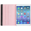 Litchi Texture 360 Degrees Rotation Leather Tablet Case with Holder for iPad Air / Air 2 / iPad 9.7 2017 / iPad 9.7 2018(Pink)