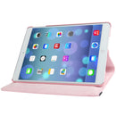Litchi Texture 360 Degrees Rotation Leather Tablet Case with Holder for iPad Air / Air 2 / iPad 9.7 2017 / iPad 9.7 2018(Pink)