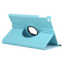 For iPad 9.7 (2018) & iPad 9.7 (2017) & Air 2 & Air 360 Degree Rotation Litchi Texture Leather Case with 2 Gears Holder(Blue)