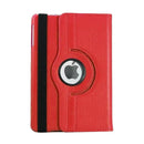 For iPad 9.7 (2018) & iPad 9.7 (2017) & Air 2 & Air 360 Degree Rotation Litchi Texture Leather Case with 2 Gears Holder(Red)