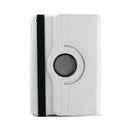For iPad 9.7 (2018) & iPad 9.7 (2017) & Air 2 & Air 360 Degree Rotation Litchi Texture Leather Case with 2 Gears Holder(White)