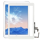 Controller Button + Home Key Button PCB Membrane Flex Cable + Touch Panel Installation Adhesive, Touch Panel for iPad Air / iPad 5(White)