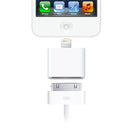30 Pin Female to Male Adapter for iPhone 6 & 6 Plus, iPhone 5 & 5C & 5S, iPad Air / mini 2 Retina, iPod touch 5(White)